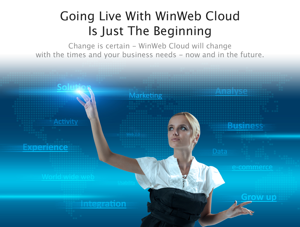 Going Live With WinWeb Business Cloud Is Just The Beginning. Change is certain - WinWeb Business Cloud will change with the times and your business needs now and in the future.